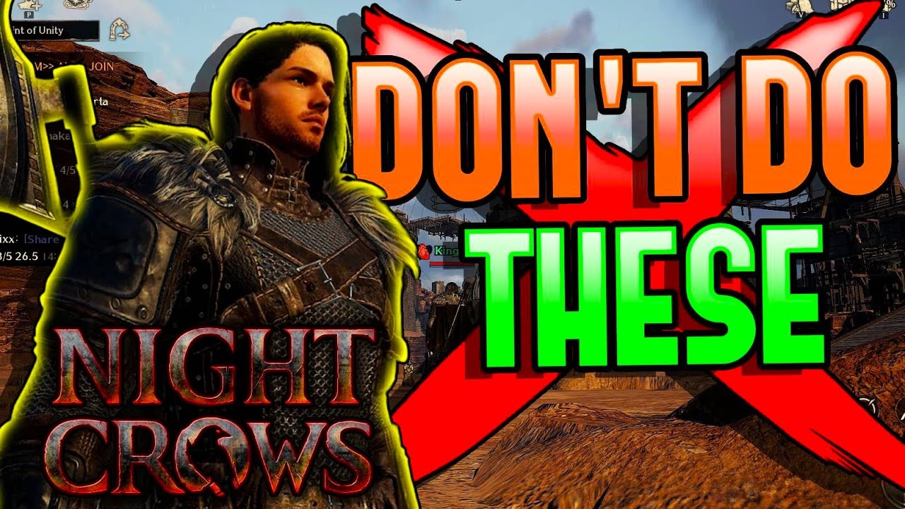 5 Things You Shouldn't Do - Night Crows