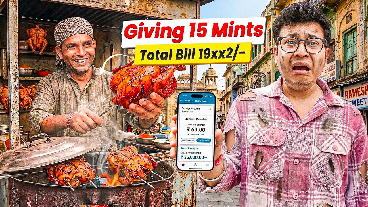 Giving 15 Minutes To Every Food Vendor and buying Everything!!!