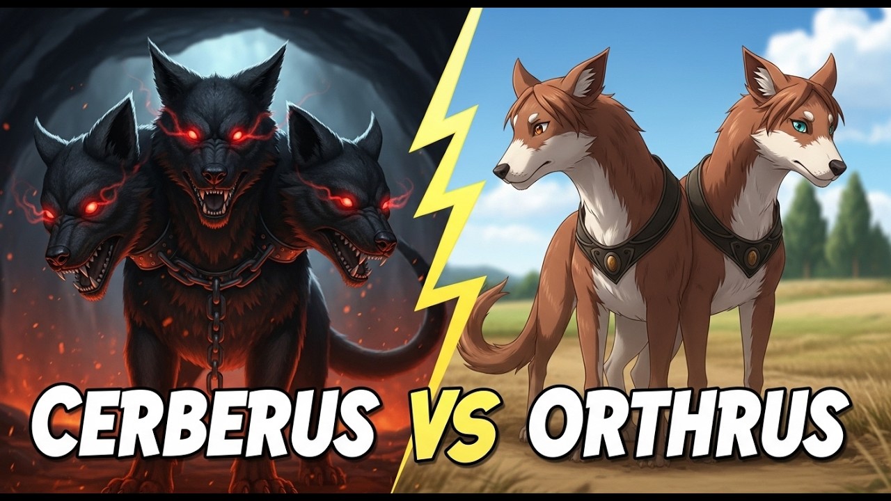 Cerberus vs. Orthrus: The Multi-Headed Hounds of Greek Mythology