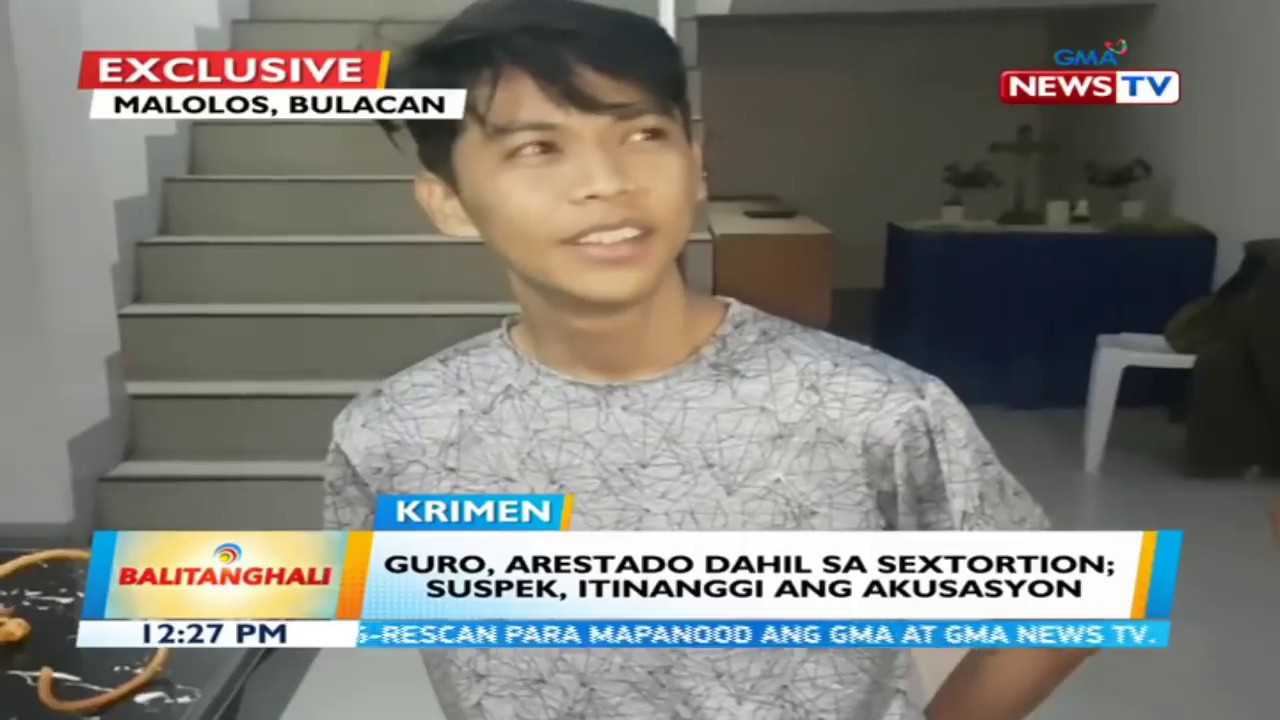 BT: Guro, arestado dahil sa sextortion; Suspek, itinanggi ang akusasyon