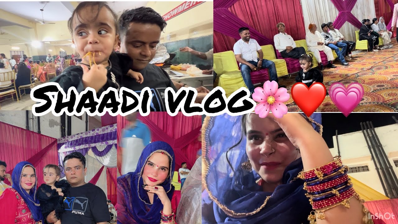 Shaadi vlog💗🌸❤️￼