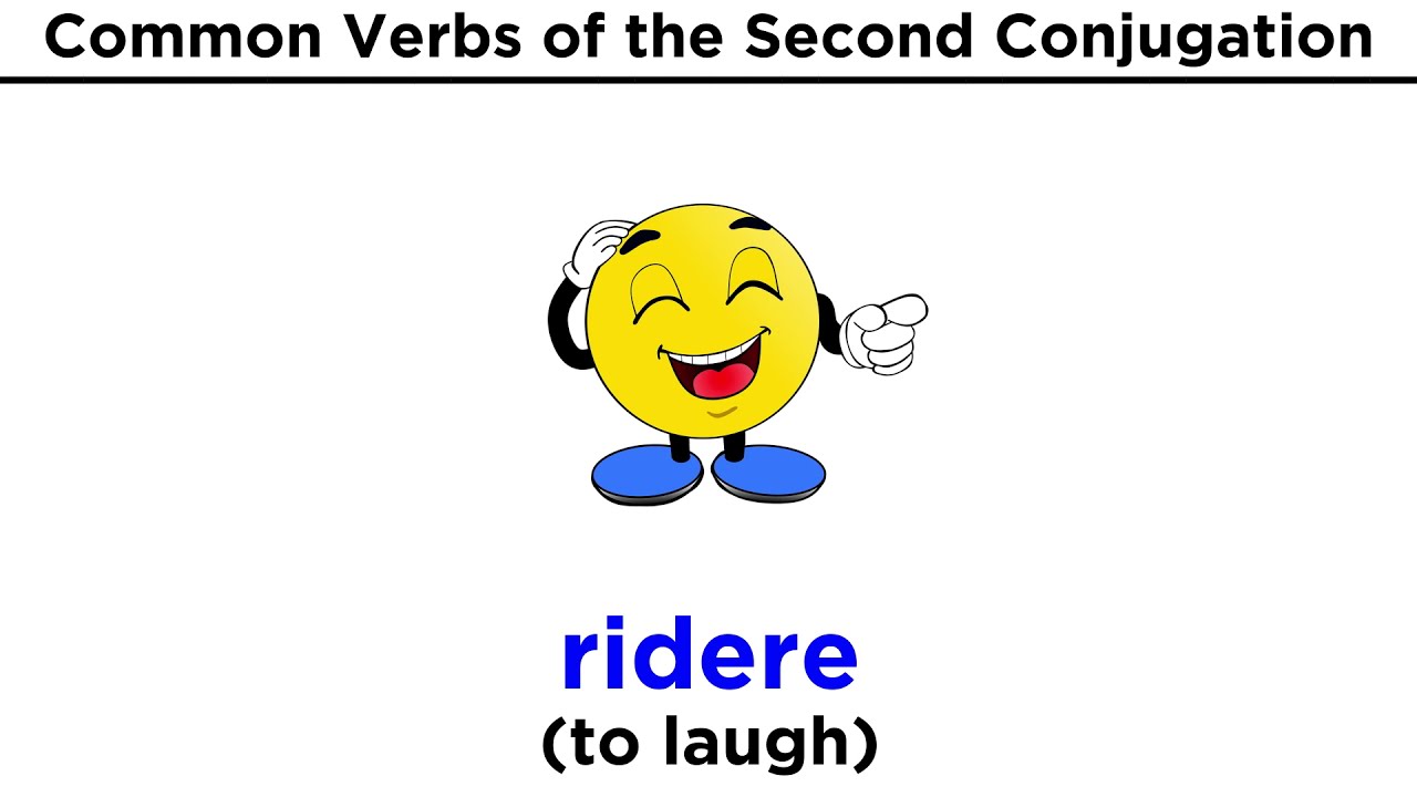 Conjugating Italian Verbs Ending in -ERE