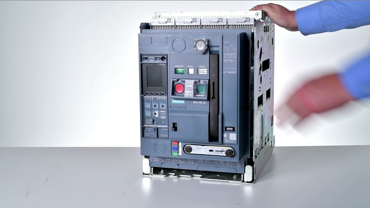 3WA air circuit breakers - Mount the 3WA air circuit breaker in a 3WL guide frame