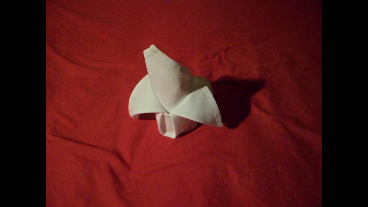 How To Fold Napkins - Crown Fold (Napkin Folding)