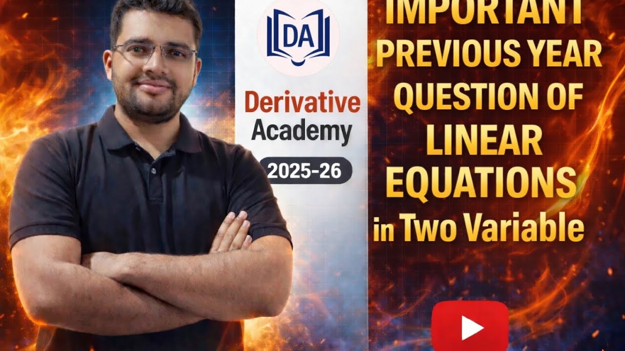 #  Class 10th Important pyq of Linear Equations Of Two Variables 