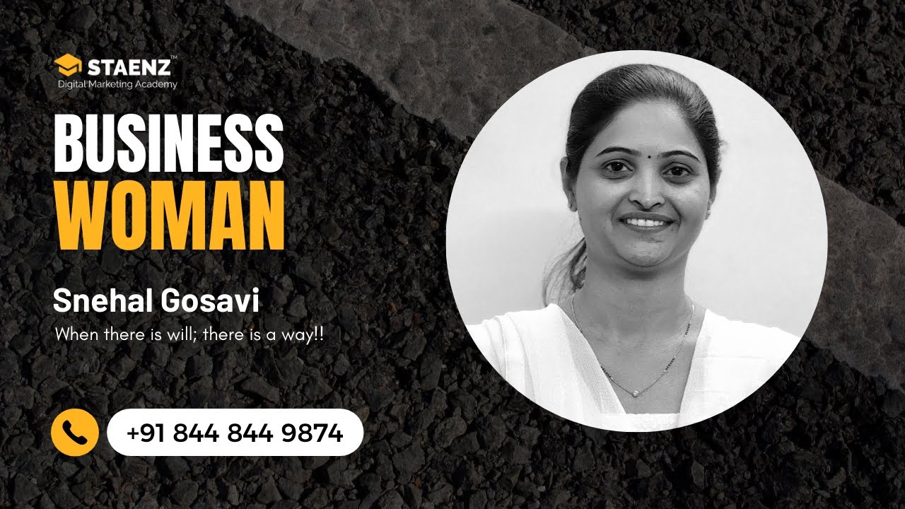 Digital Marketing Class in Nashik - STAENZ Academy | Snehal sharing her thoughts
