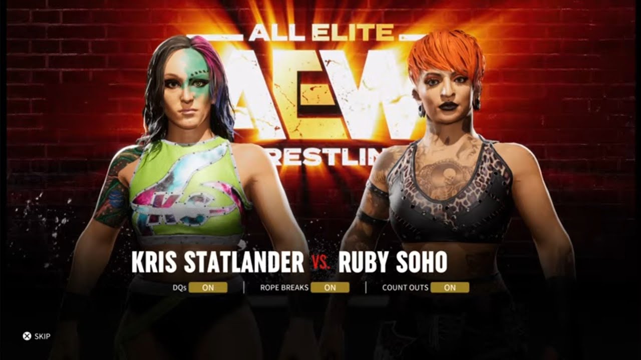 AEW BR - Collision Ep. 2 - Kris Statlander vs Ruby Soho