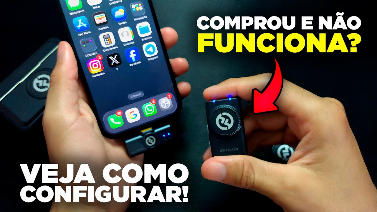 Microfone Hollyland Não Conecta no Celular? Como Resolver