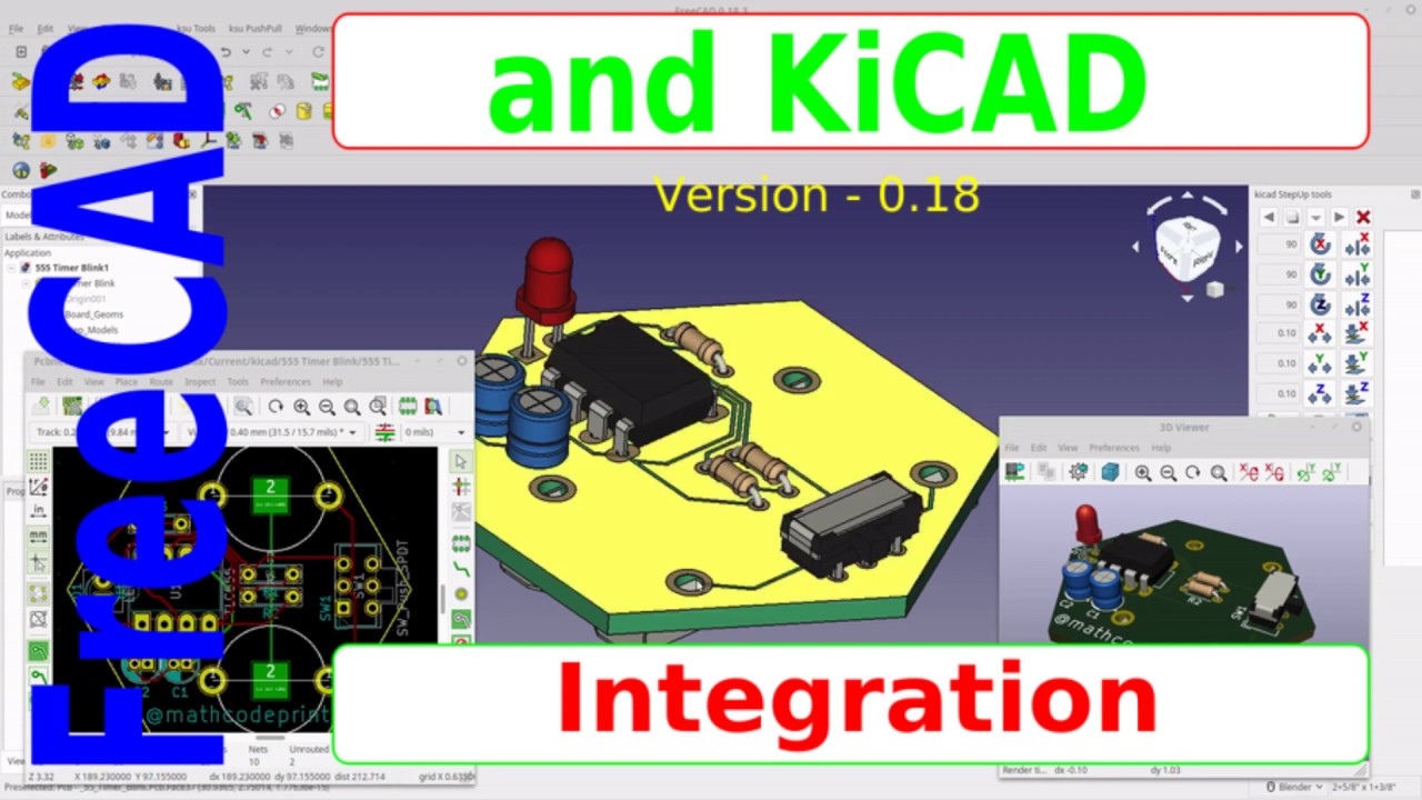 KiCAD and FreeCAD Integration with StepUp Module