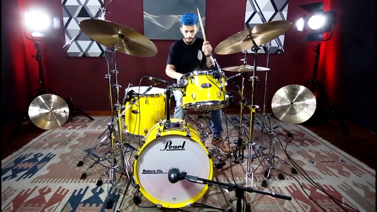 JAZZ! Pearl Decade Bop Solid Yellow com Bumbo 18