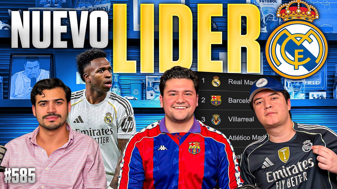 PODCAST DE PADILLA #585 — EL REAL MADRID NUEVO LÍDER EN ESPAÑA // EL CLÁSICO ES DE CHIVAS