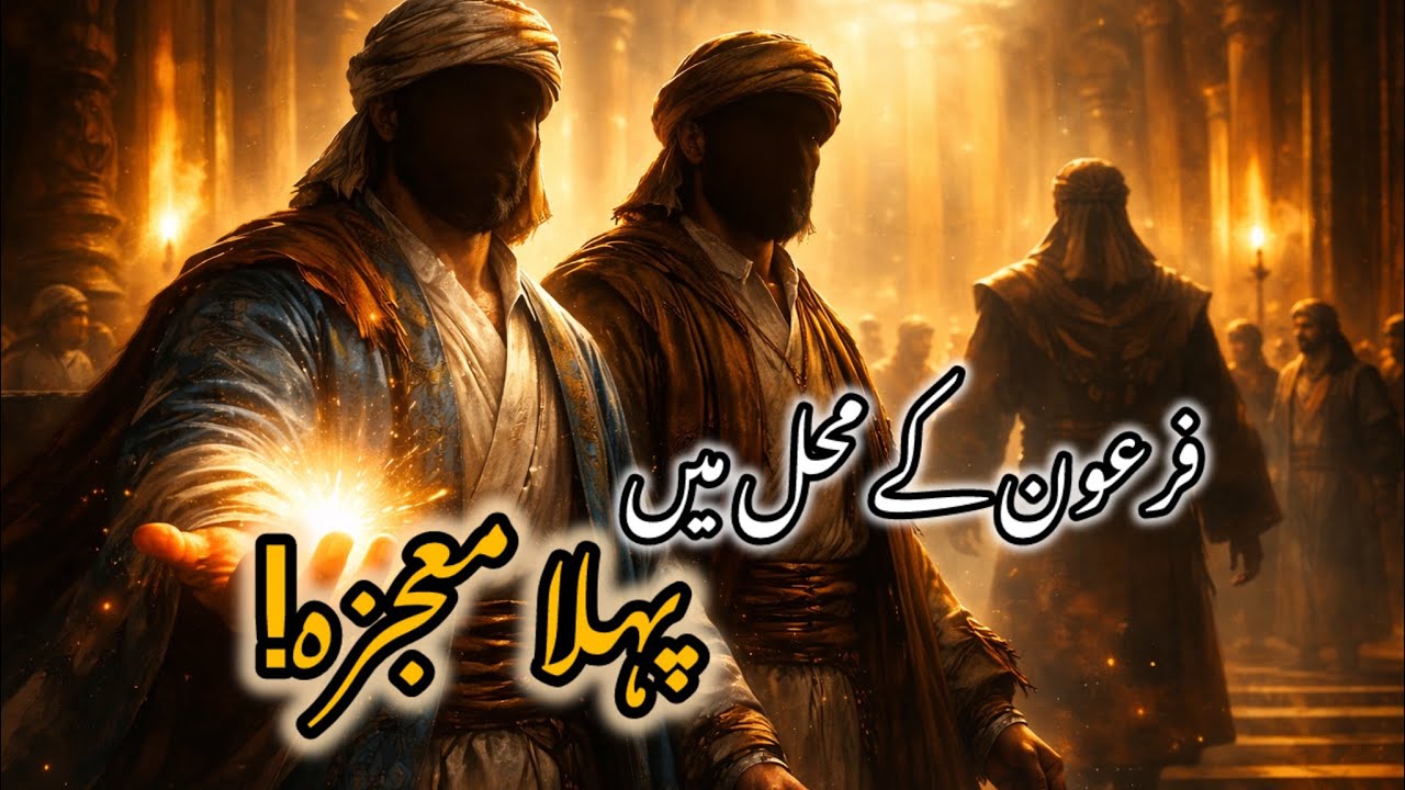 Hazrat Musa (AS) Ka Firon Ke Samne Pehla Muqabla | Firon Ke Mahal Mein Pehla Mojza | Part 7