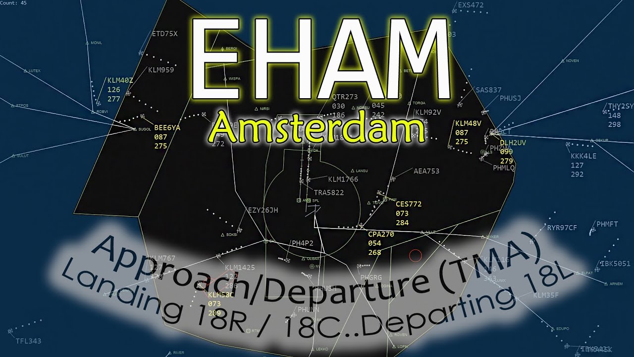 ATC RADAR | [ EHAM ] Amsterdam Approach (TMA SECTOR)