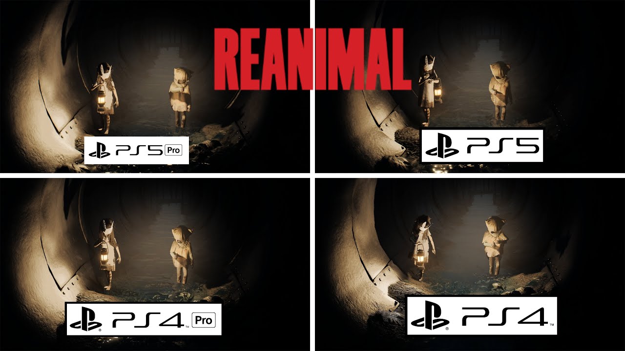 REANIMAL PS5 PRO VS PS5 VS PS4 PRO VS PS4 Graphics Comparison Gameplay