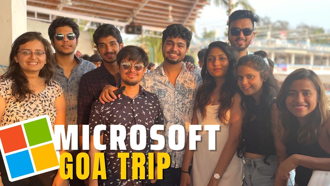 @Microsoft's Office Trip to Goa! 🔥| Software Engineers Partying in Goa 😝