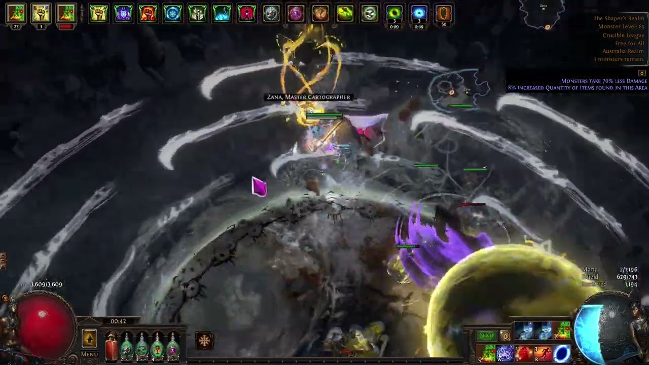 [POE 3.21] Tanky Explodey Totems Saboteur - Fourth Vow, 200m+ DPS