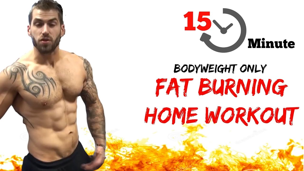 Body Fat Destroying 15 Minute Full Body Home Workout (Bodyweight Only)