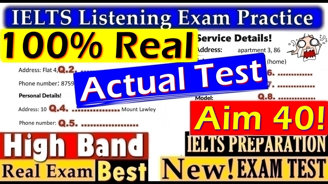 IELTS LISTENING PRACTICE TEST 2026 WITH ANSWERS | 19.09.2026
