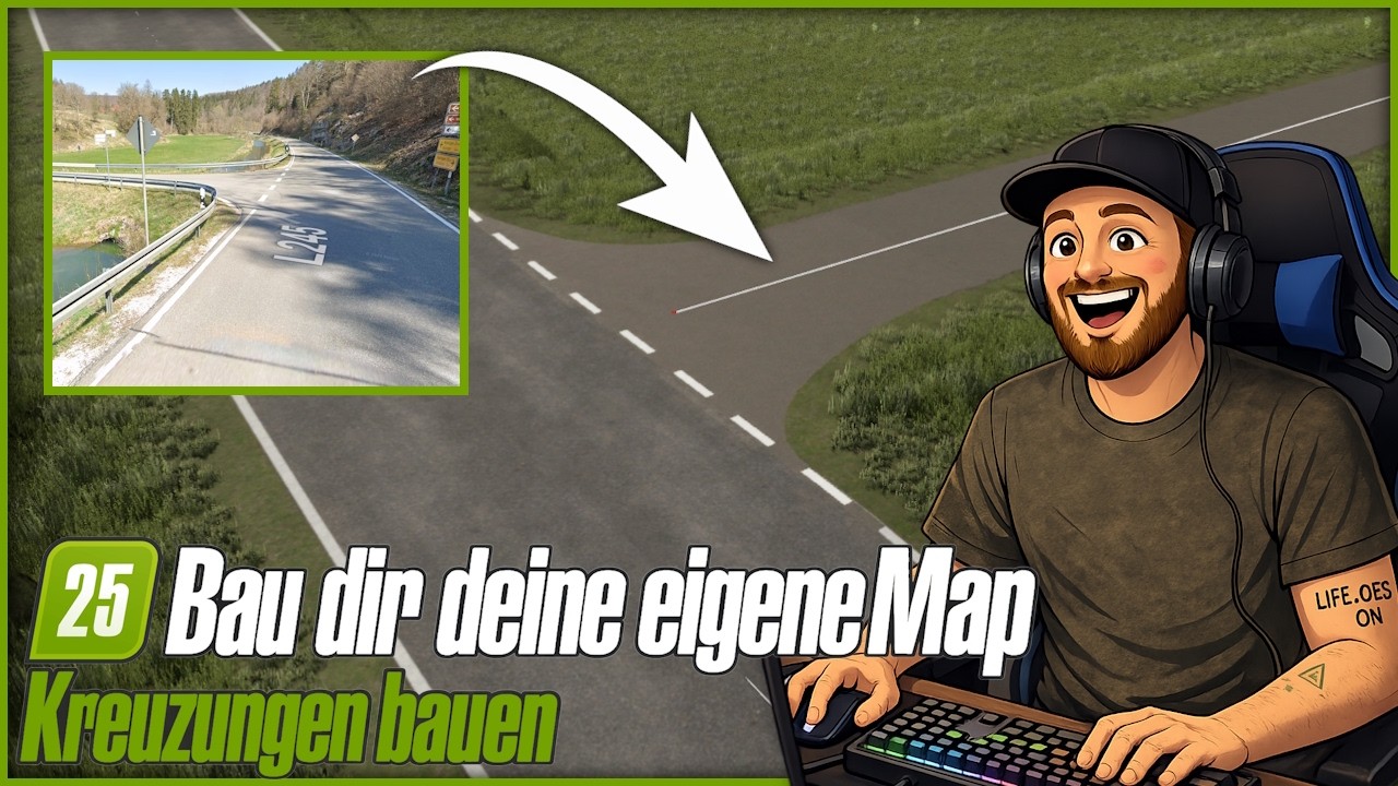 LS25 Folge 3 - Bau dir DEINE EIGENE Map: KREUZUNGEN Endgegner ?? NEIN !!!