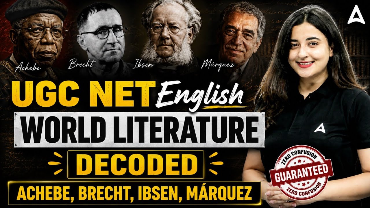 UGC NET English | UGC NET English World Literature Decoded | Achebe, Brecht, Ibsen, M&aacute;rquez