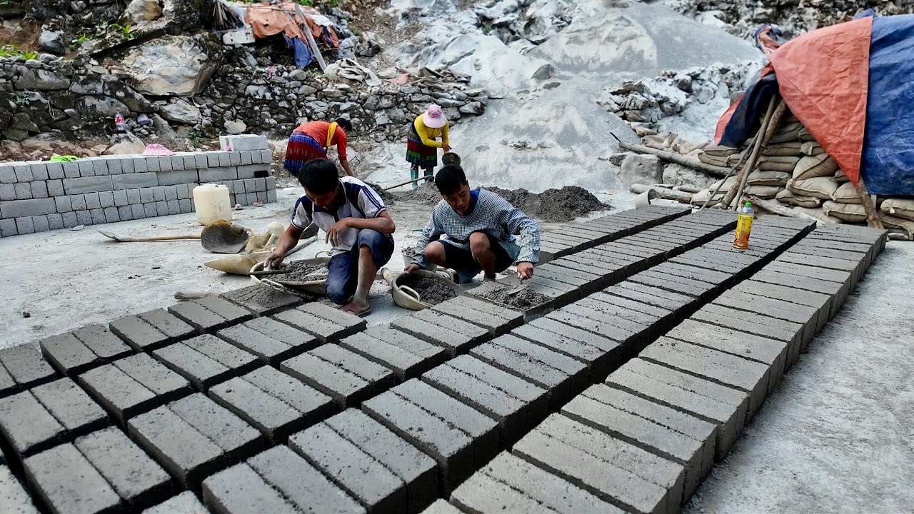 Đẩy nhanh Tiến độ 2 ng&ocirc;i nh&agrave; 9 - 10 ở Đề Chia A . Th&agrave;o M&iacute; Linh 