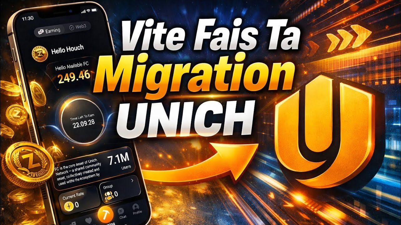 Comment faire la migration de UNICH ?