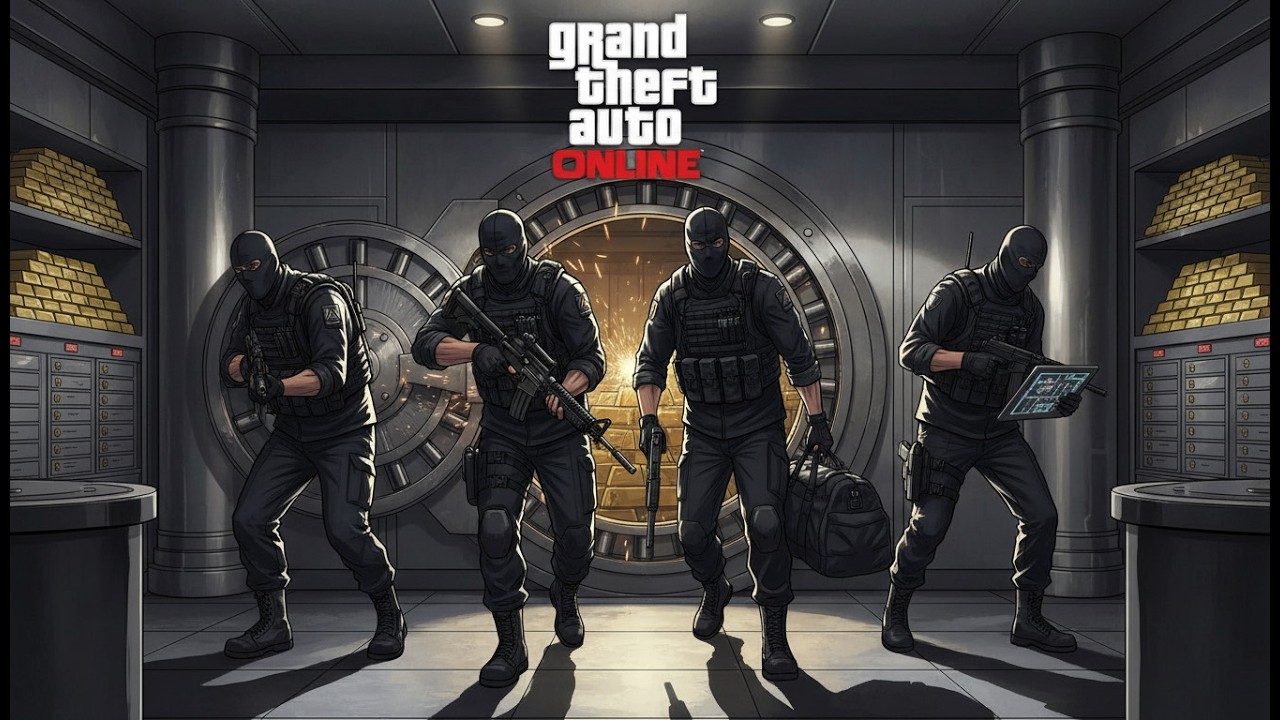 🔴 GTA Online: We're Running Heists Until Sunrise 🌄 Pull Up!