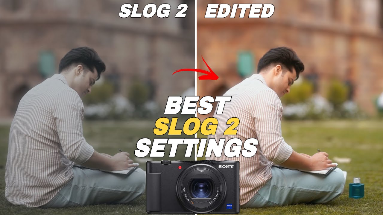 Sony A6400 Best SLOG 2 Settings for Cinematic Video🔥 | LUTS Friendly Settings
