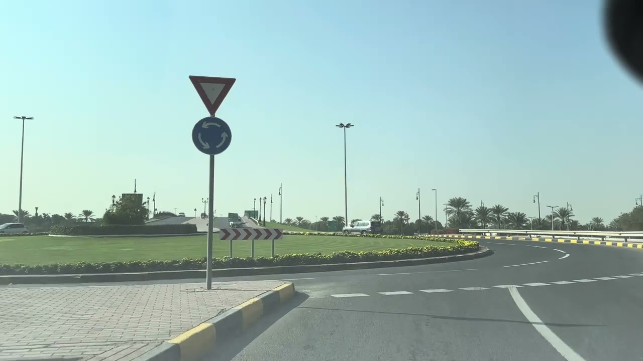 امتحان السياقه العملي في الامارات (الشارقه )