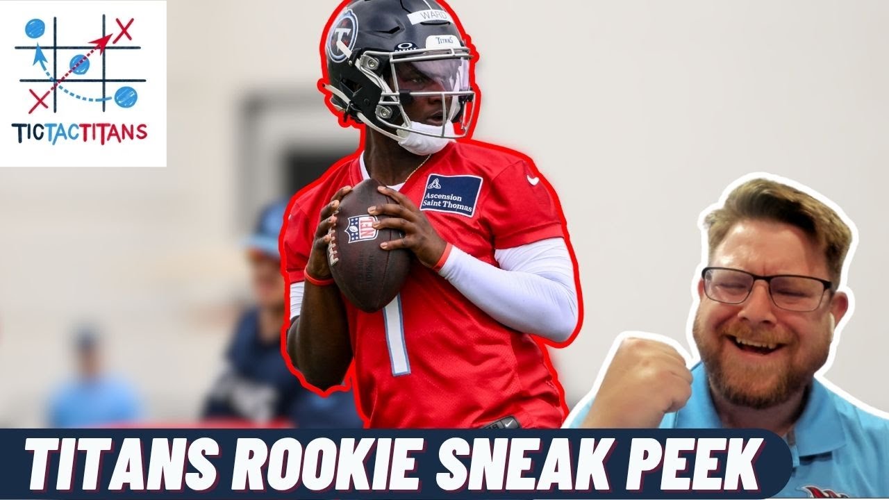 TENNESSEE TITANS FAN GETS EMOTIONAL WATCHING ROOKIE SNEAK PEAK FEATURING CAM WARD & FEMI OLADEJO