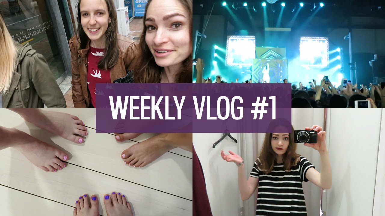 Weekly Vlog #1: Pedicures, Lorde concert + Halloween party | CharliMarieTV