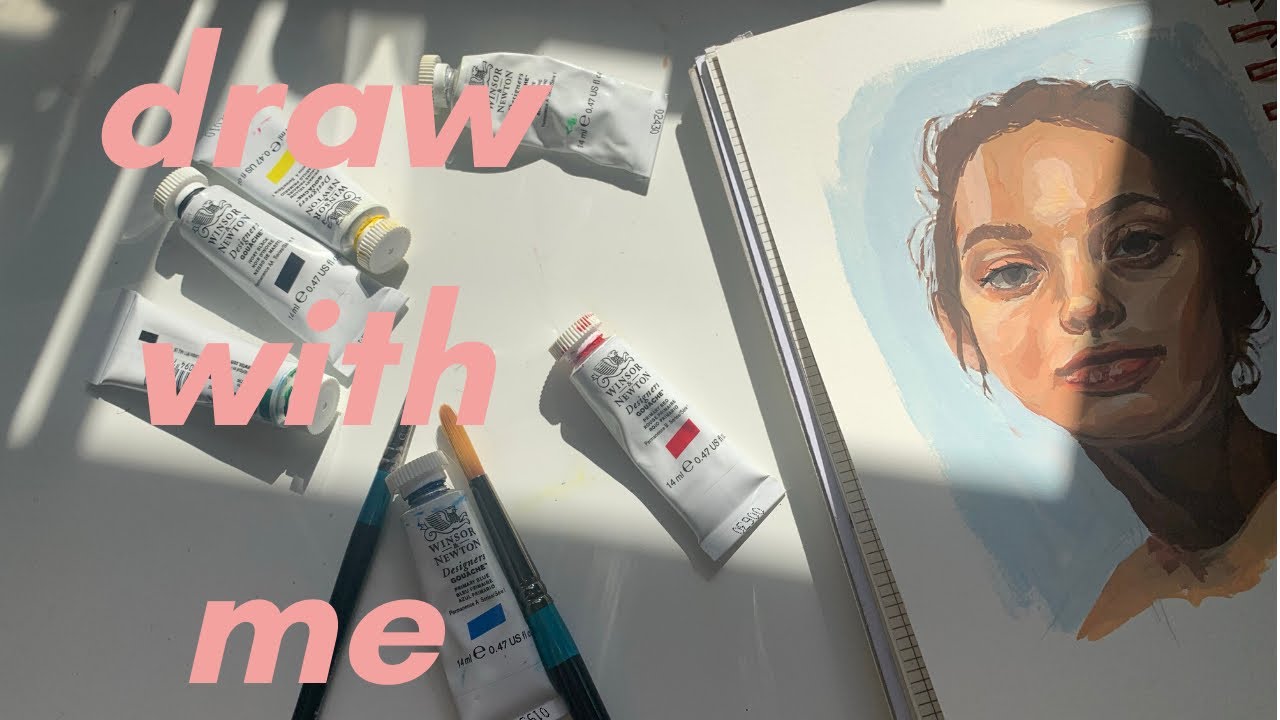 gouache portrait ✨