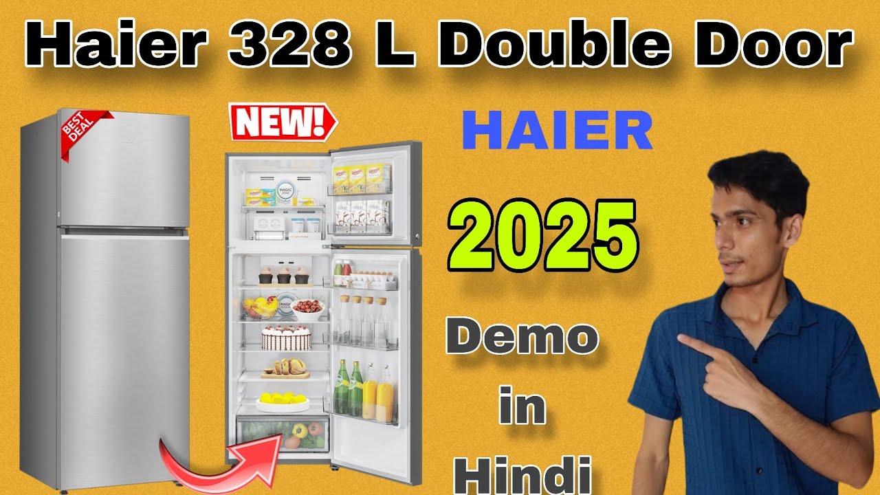 Haier 328 Liters 2025 | Double Door 10in1 Convertible modes | best refrigerator 2025 #refrigerator