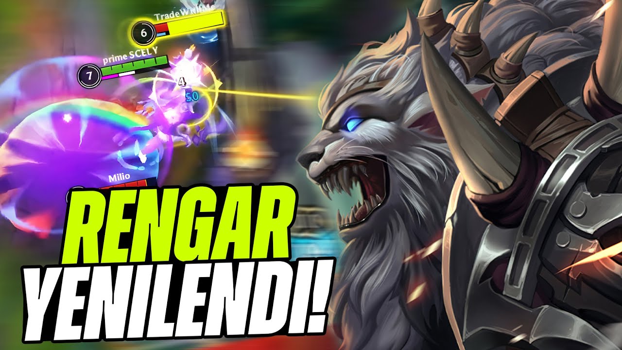 RENGAR HEM REWORK HEM BUFF YEDİ | YENİ RENGAR GAMEPLAY - Wild Rift