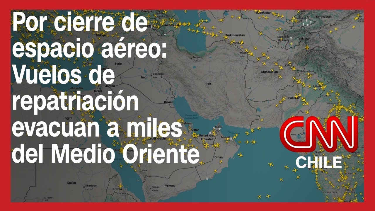 Por cierre de espacio aéreo: Vuelos de repatriación evacuan a miles del Medio Oriente