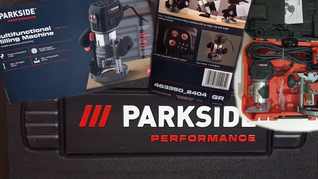 PARKSIDE Multifunctional Milling Machine PPMF 710 A1.(Ρούτερ Parkside, ένα χρήσιμο εργαλείο)