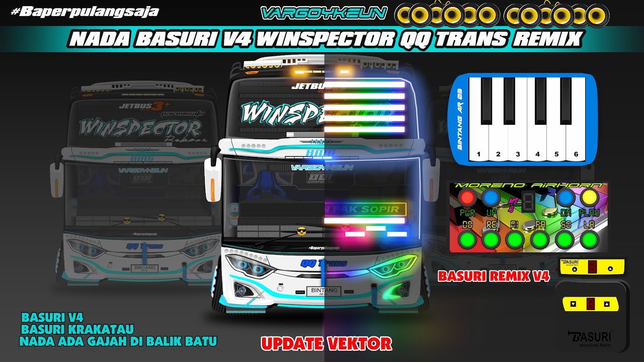 NADA BASURI V4 WINSPECTOR QQ TRANS REMIX SUARA DOUBLE 12 CORONG