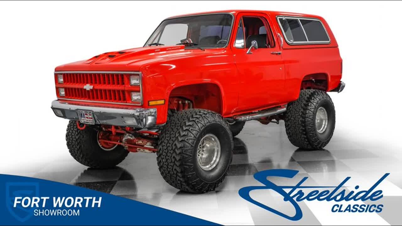 1982 Chevrolet Blazer K5 4x4 7840-DFW for sale | Charlotte, Atlanta, Dallas, Tampa, Phoenix, Na...