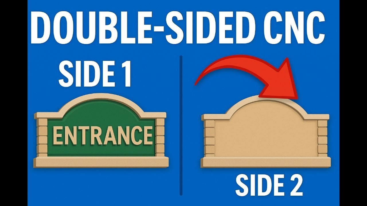 Perfect Double-Sided CNC Signs EVERY TIME — VCarve / Aspire FULL GUIDE