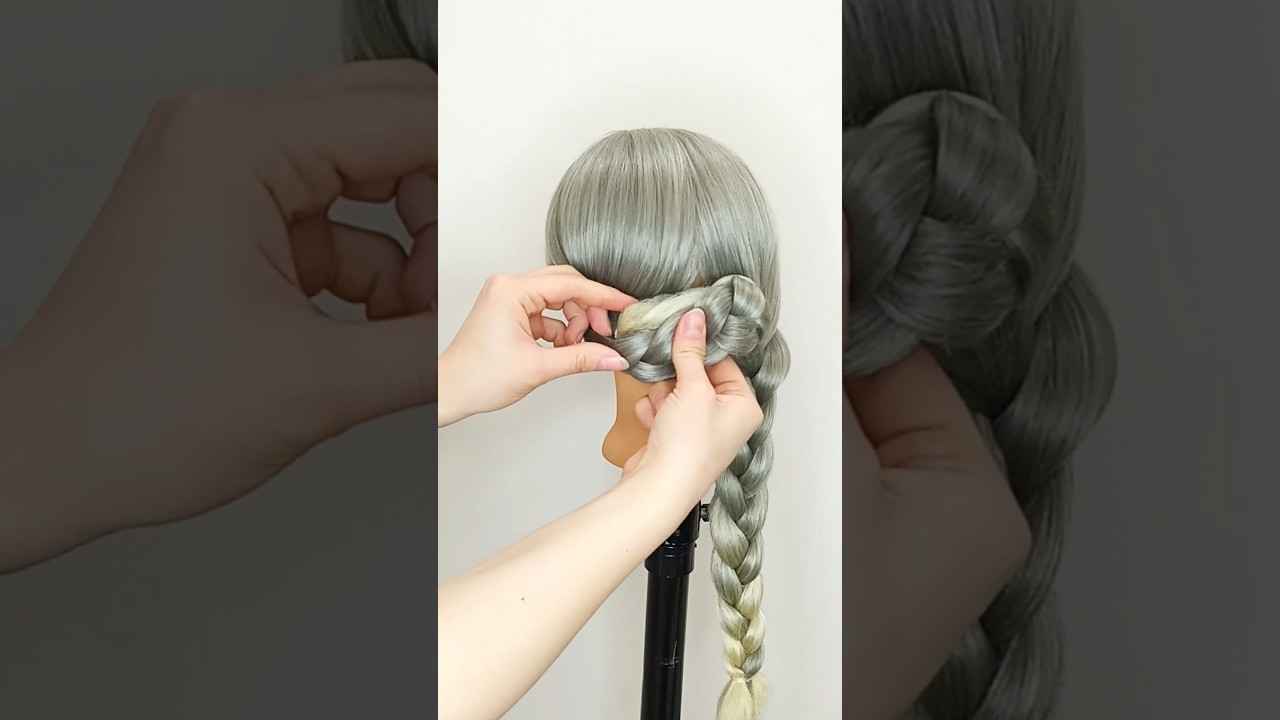 Easy and beautiful bun ideas #buntutorial #bunstyle