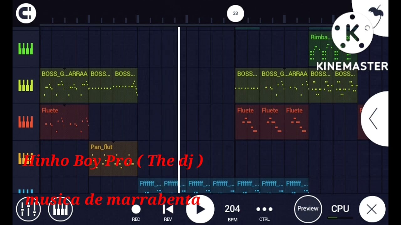 como fazer um beat de marrabenta no FL studio mobile 4 (Hinho Boy Pro- The dj) 2022