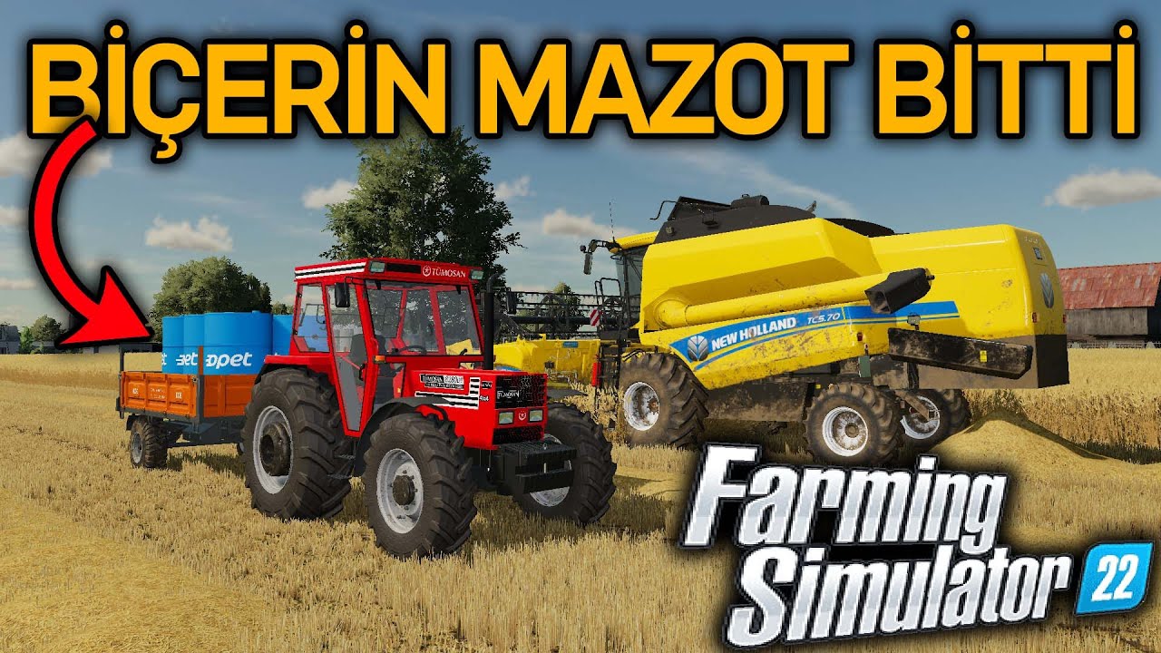 TARLANIN ORTASINDA ÖYLECE KALDIK !! // FS22