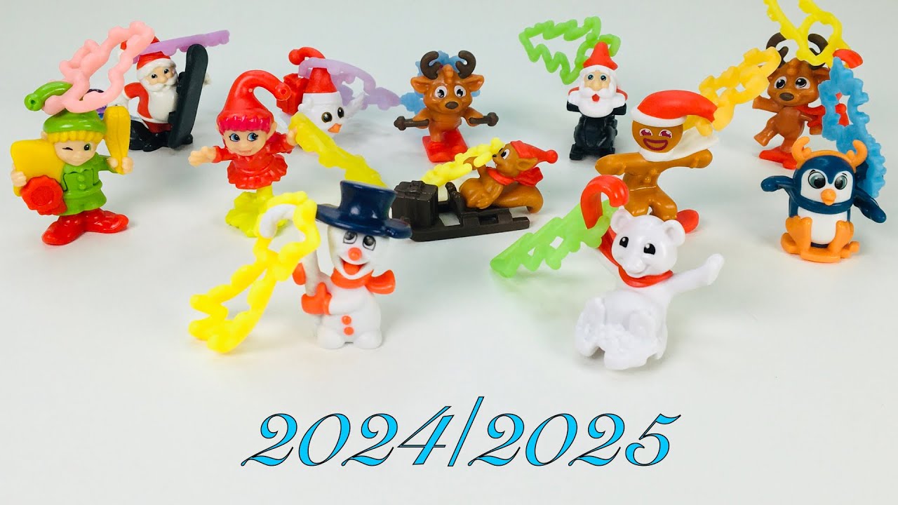 НОВОГОДНИЕ Рождественские Киндеры 2024/2025|Kinder Surprise Überraschung Weihnachten Christmas 2024