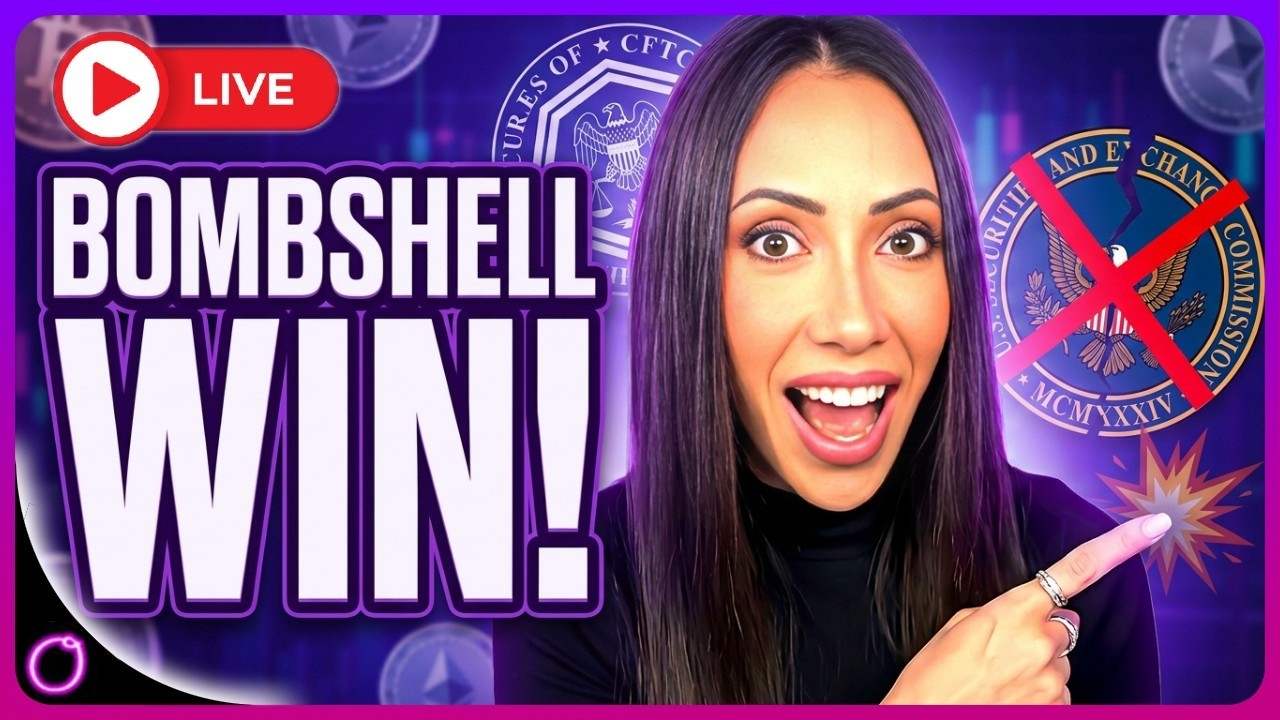 WE WON SEC BOMBSHELL MOST Crypto Assets Are NOT Securities! CFTC New Framework Changes EVERYTHING
