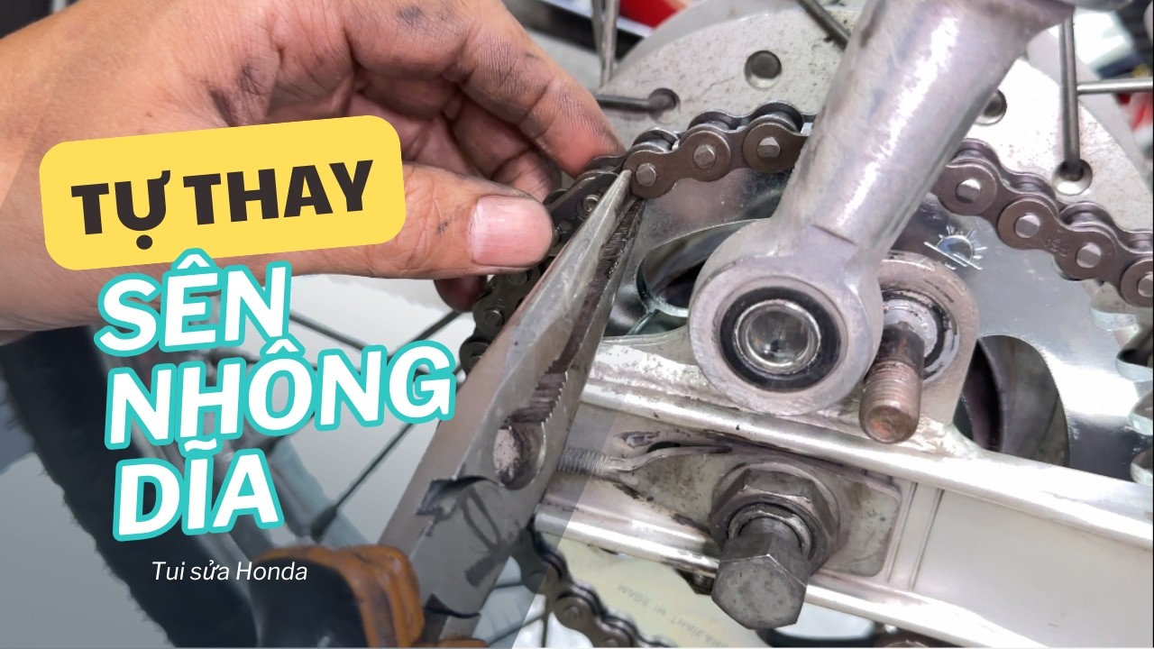 Tự Thay Sên Nhông Dĩa Super Dream Tại Nhà – Dễ Như Ăn Cháo, Không Cần Làm Thợ! 
