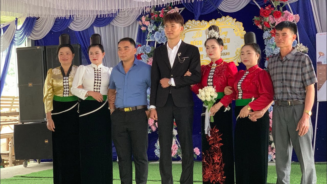 toàn cảnh lễ  tố chức đám cưới người thái 