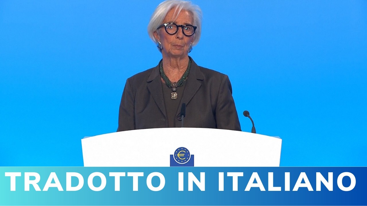 BCE, Lagarde: tassi fermi | Inflazione 1,7%, euro forte, dazi USA e investimenti IA