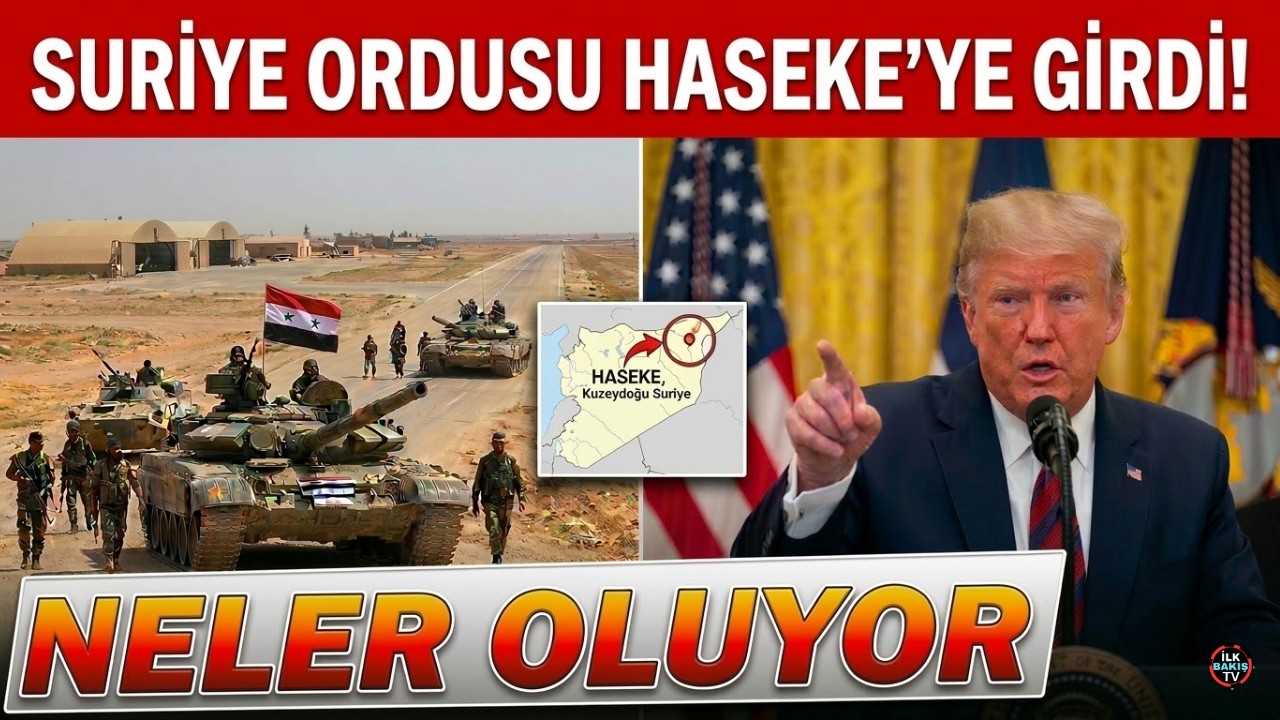 Trump Resmen ilan etti! Suriye Ordusu Haseke üssüne girdi (NELER OLUYOR?)
