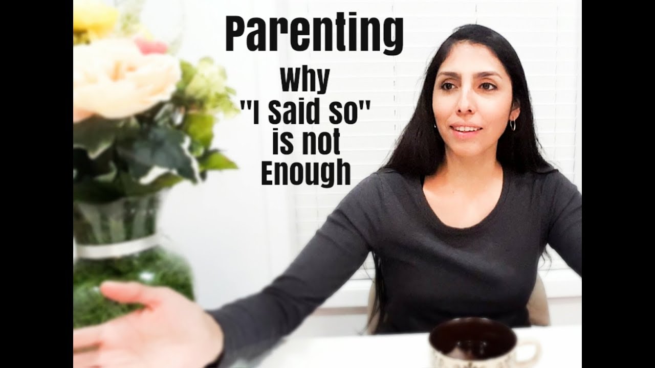 Parenting with Wisdom || Why Parents Should Explain