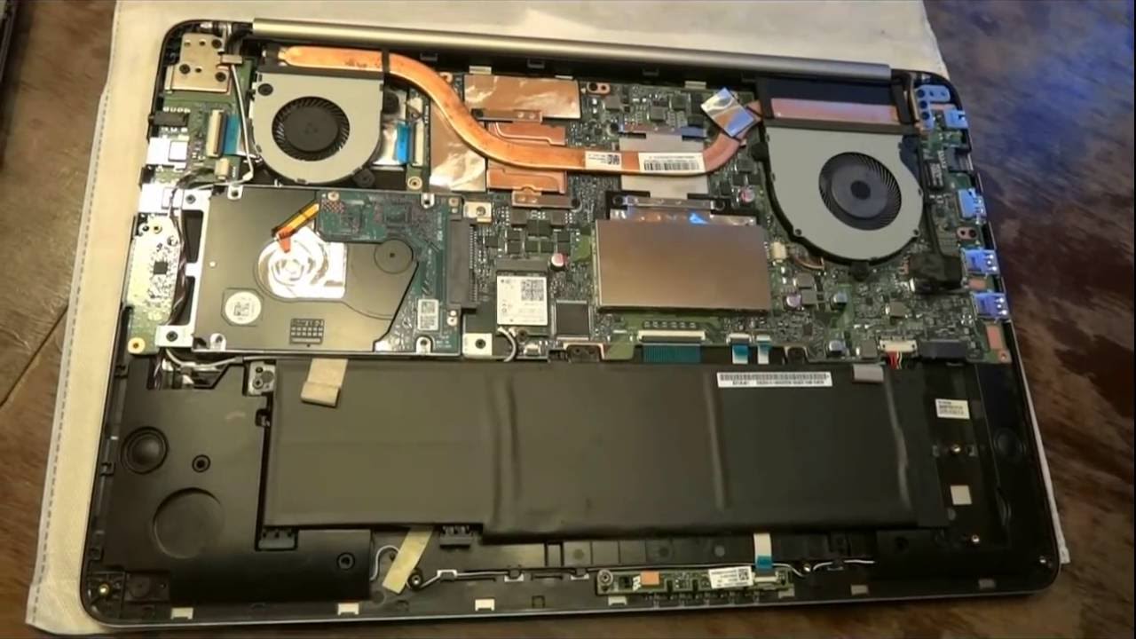 Ноутбук ASUS K501UX разборка